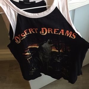 Desert dream wolf tank top